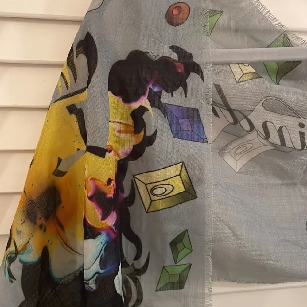 Liselore Frowijn The Amsterdam Coat Of Arms Scarf 2016/2017 Runway Wool Scarf